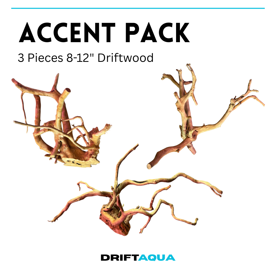 Three-pack of small driftwood for aquarium