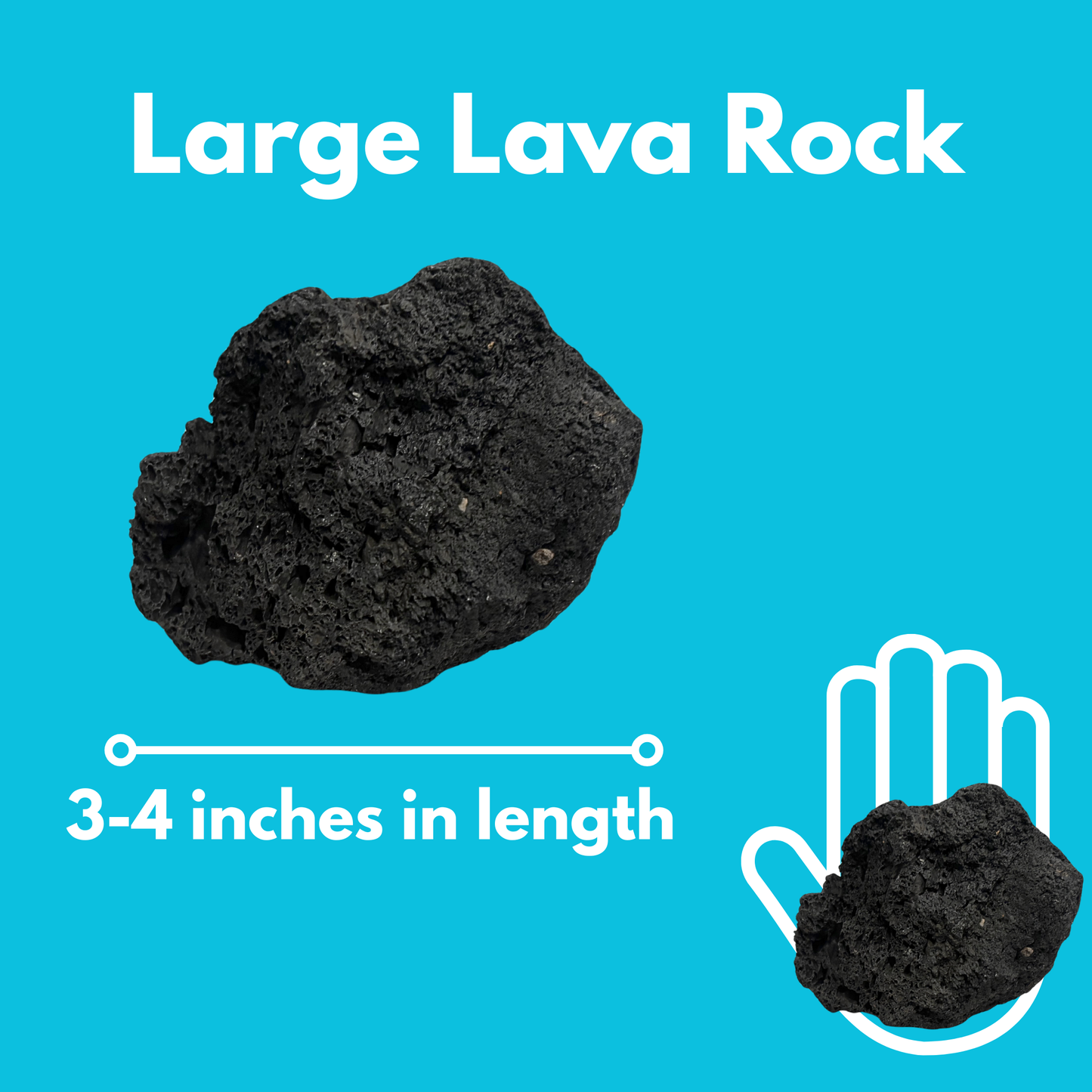 Large Lava Rock (3-4")